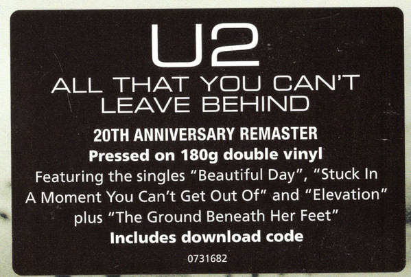 U2 - All That You Can't Leave Behind (2LP)