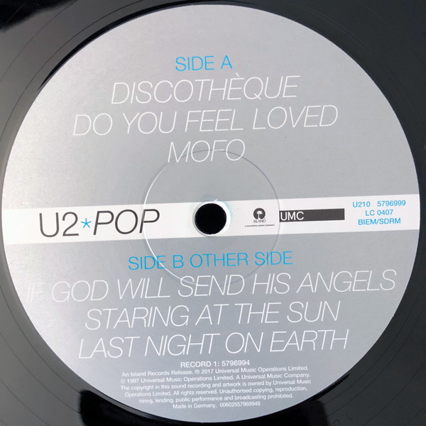 U2 - Pop (2LP)