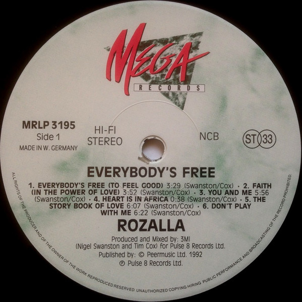 Rozalla - Everybody's Free