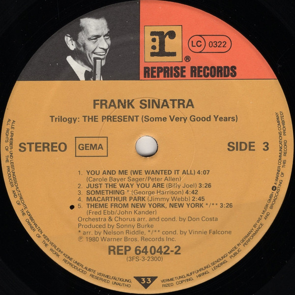 Frank Sinatra - Trilogy: Past, Present & Future (3LP+Boxset)