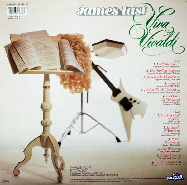 Antonio Vivaldi / Вивальди - James Last-Viva Vivaldi (Времена Года)