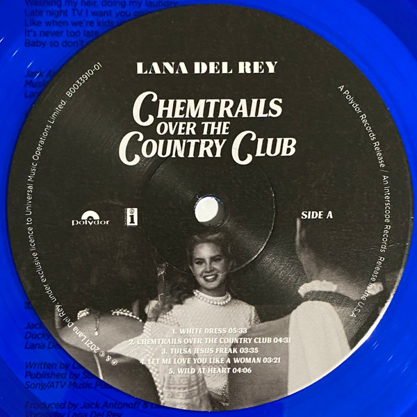 Lana Del Rey - Chemtrails Over The Country Club (Alternative Cover) (Blue Vinyl)