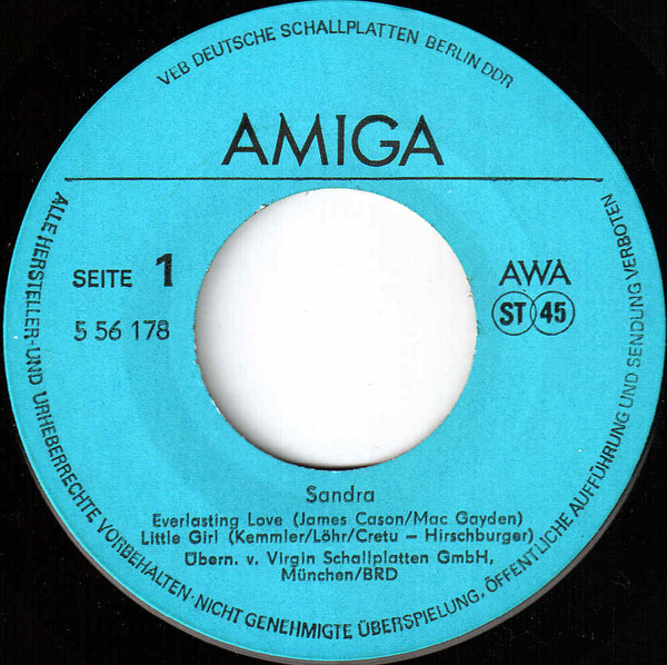 Sandra - Sandra (7'' mini album) (big hole)