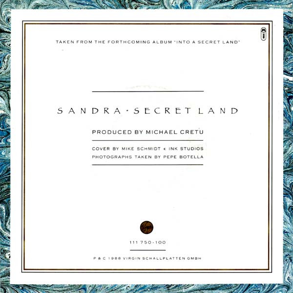 Sandra - Secret Land (7'' Single) (big hole)