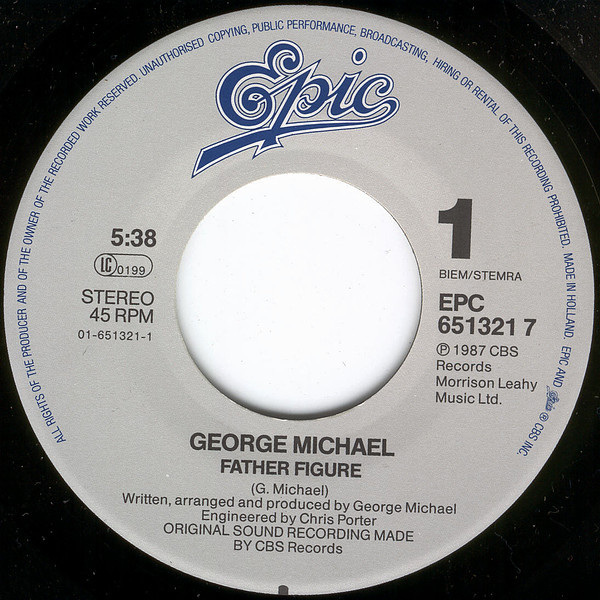 George Michael - Father Figure (7'' Single) (big hole)