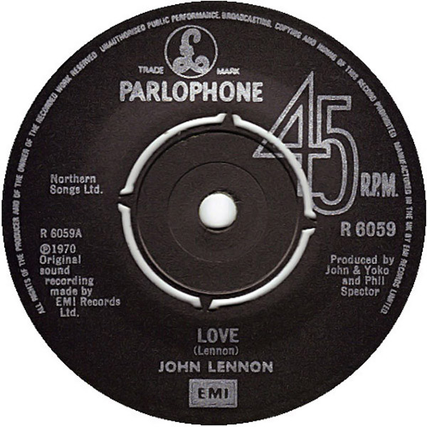 John Lennon - Love (7'' Single)