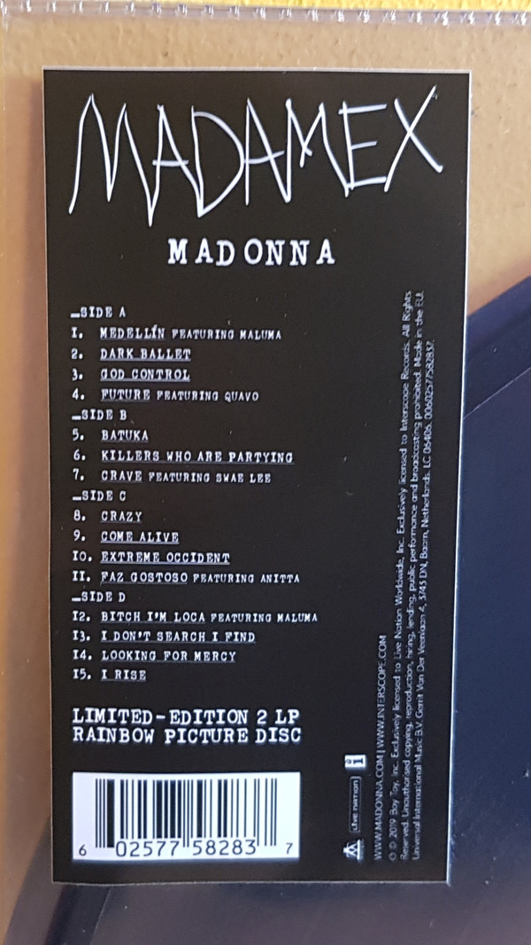 Madonna - Madame X (Limited Edition) (2LP) (Picture Vinyl)