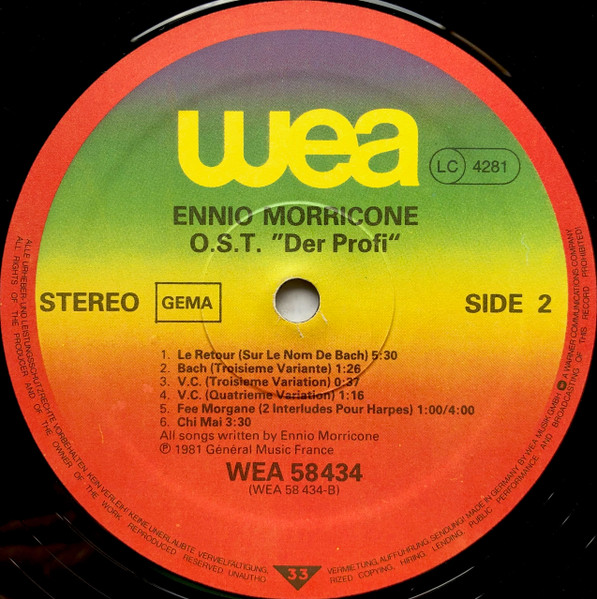 Ennio Morricone - Professionnel