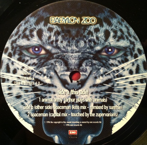Babylon Zoo - Animal Army ( 12'' Single )
