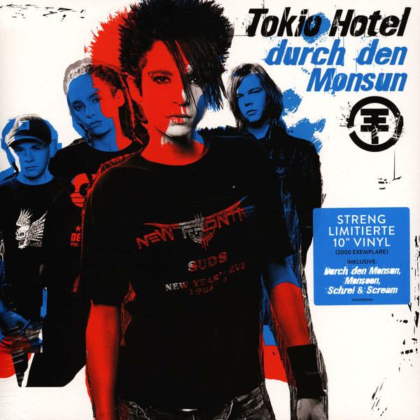 Tokio Hotel - Durch Den Monsun / Schrei ( Limited Edition ) (Blue Vinyl )