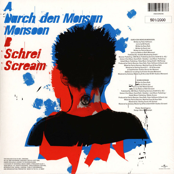 Tokio Hotel - Durch Den Monsun / Schrei ( Limited Edition ) (Blue Vinyl )