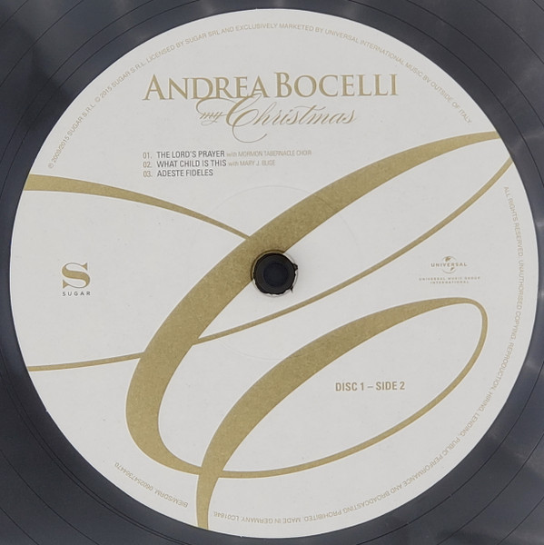 Andrea Bocelli - My Christmas (2LP)