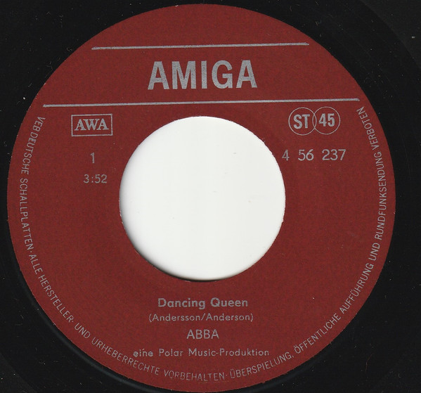 ABBA - Dancing Queen / Fernando (7'' Single) (big hole)