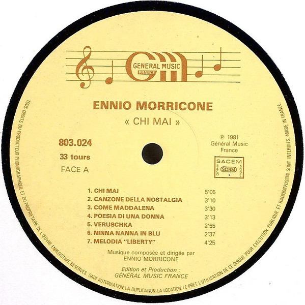 Ennio Morricone - Chi Mai . Greatest Hits