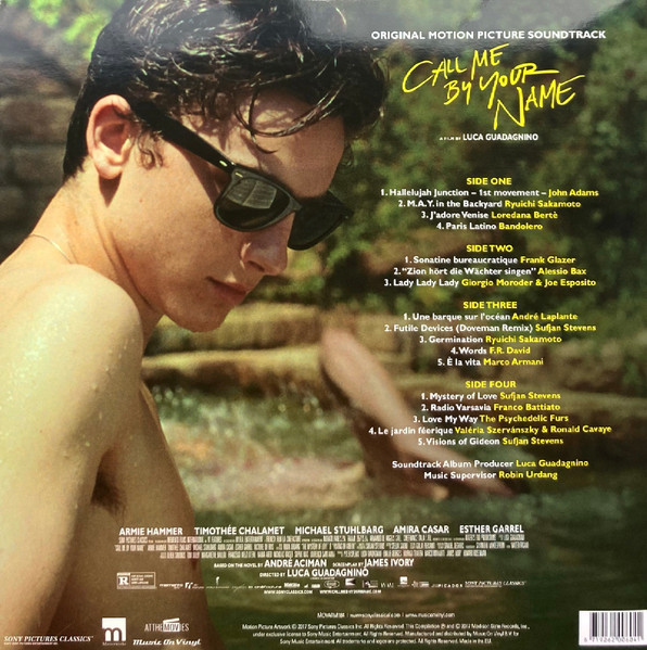 Call Me By Your Name - Ryuichi Sakamoto.Soundtrack (2LP)+poster