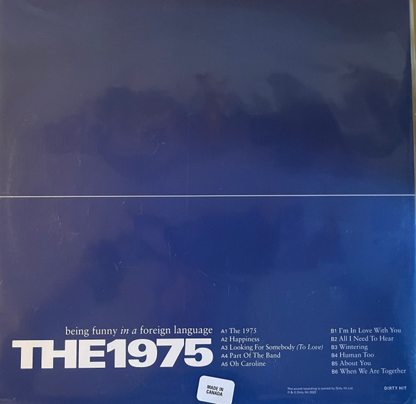 The 1975 - Being Funny In A Foreign Language (Limited Edition) (White Vinyl)
