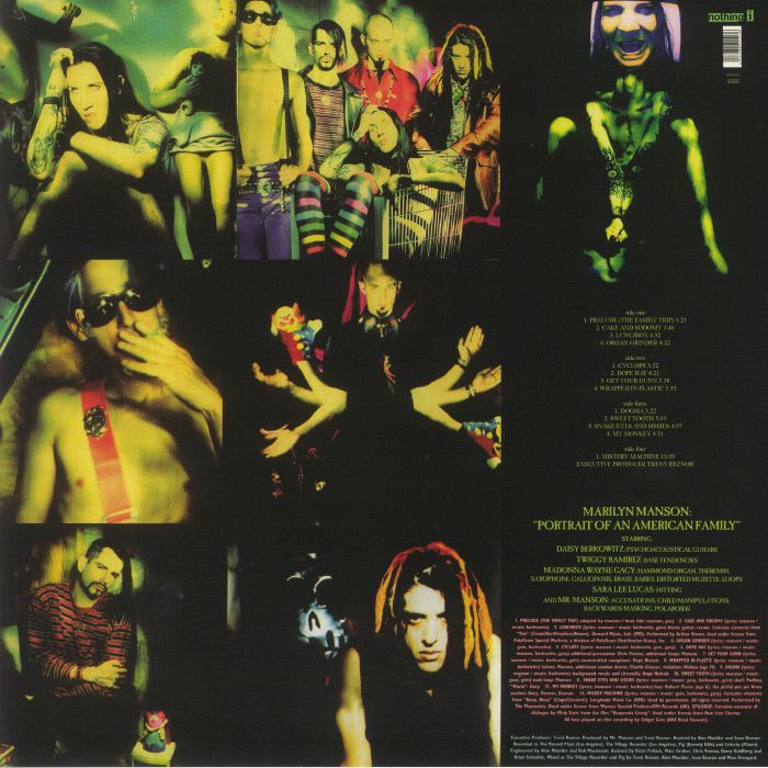 Marilyn Manson - Portrait Of An American Family (2 LP+ cassette) (Green Vinyl)