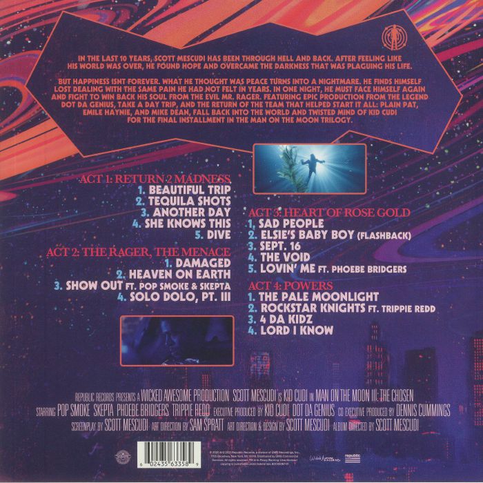 Kid Cudi - Man On The Moon III: The Chosen (2 LP+poster)