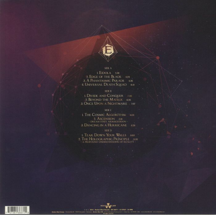 Epica - The Holographic Principle (2 LP)(Limited Edition) (Coloured Vinyl)