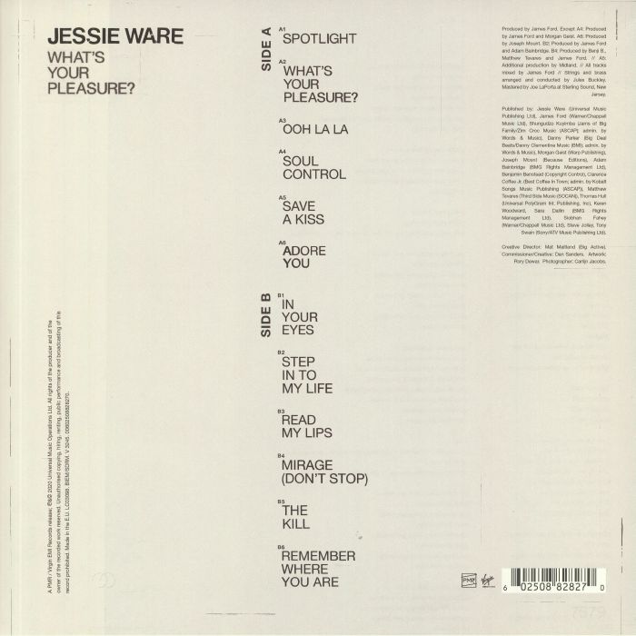 Jessie Ware - What's Your Pleasure?