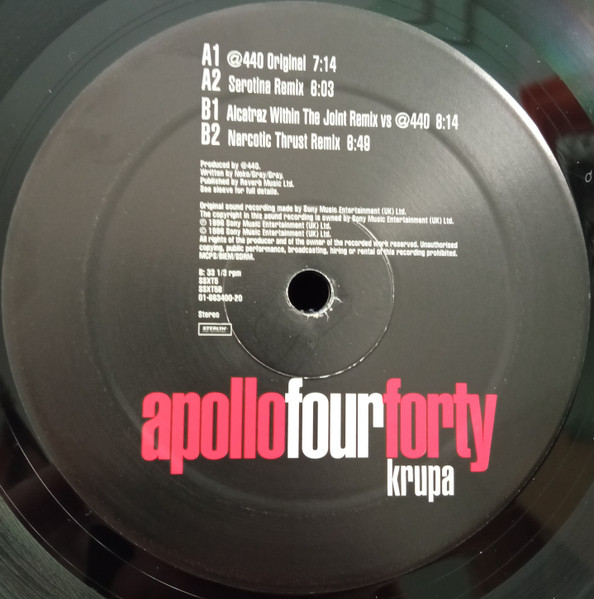 Apollo 440 - Krupa (12'' Single)