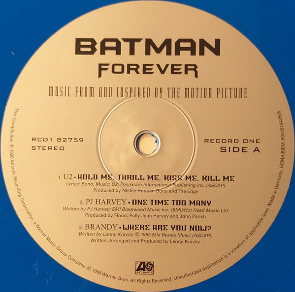Soundtrack - Batman Forever (Limited Edition)(Blue & Silver Vinyl)(2 LP)