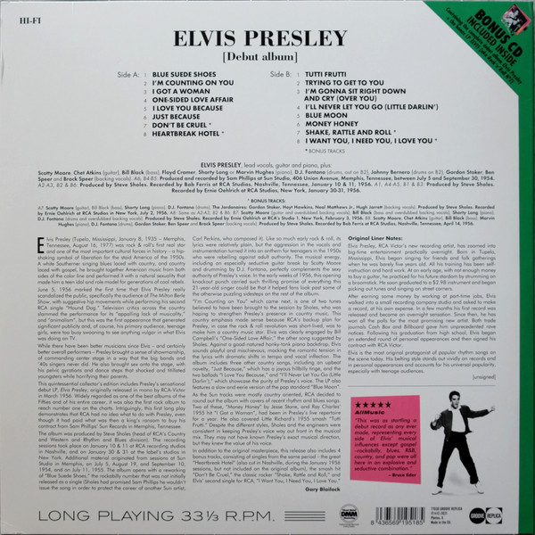 Elvis Presley - Elvis Presley (1 LP+ 1 CD )