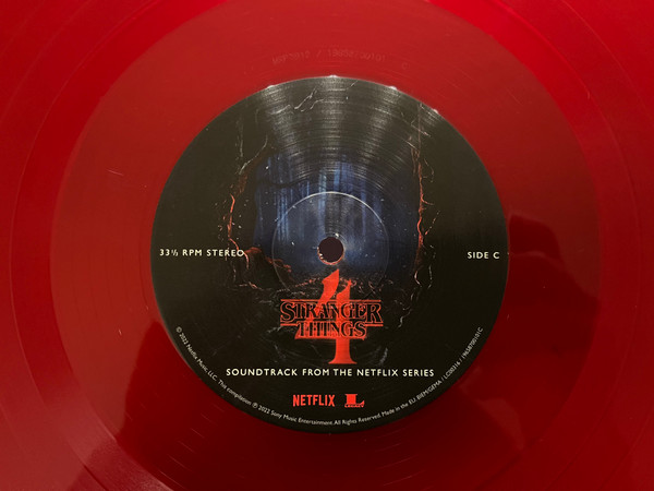 Soundtrack - Stranger Things 4. By The Netflix (2 LP)(Red Vinyl)+poster