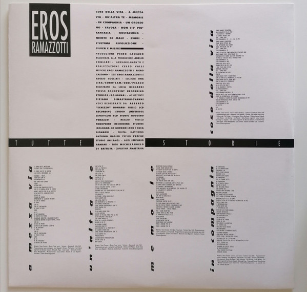 Eros Ramazzotti - Tutte Storie(Grey Vinyl)(Limited Edition)