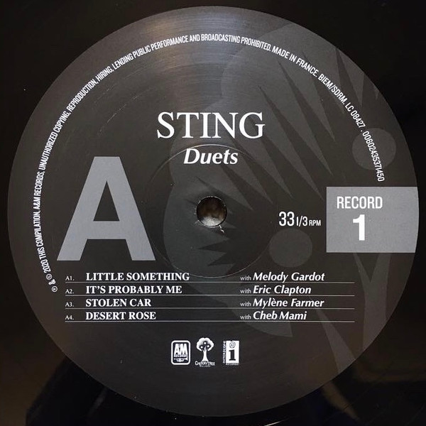 Sting - Duets.Hits(2 LP)