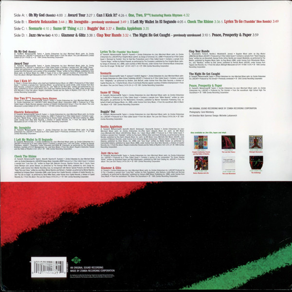 A Tribe Called Quest - Hits, Rarities & Remixes(2 LP)(USA Edition)