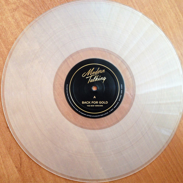 Modern Talking - Back For Gold - The New Versions(Clear Vinyl)(Limited Edition)