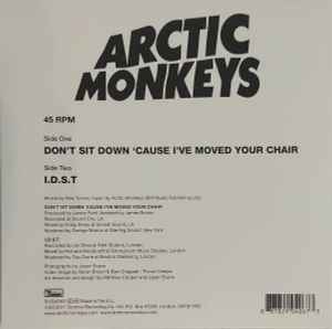 Arctic Monkeys - Don't Sit Down 'Cause I've Moved Your Chair(7'' Single)