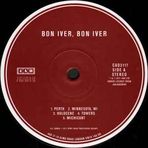 Bon Iver - Bon Iver, Bon Iver(UK Edition)