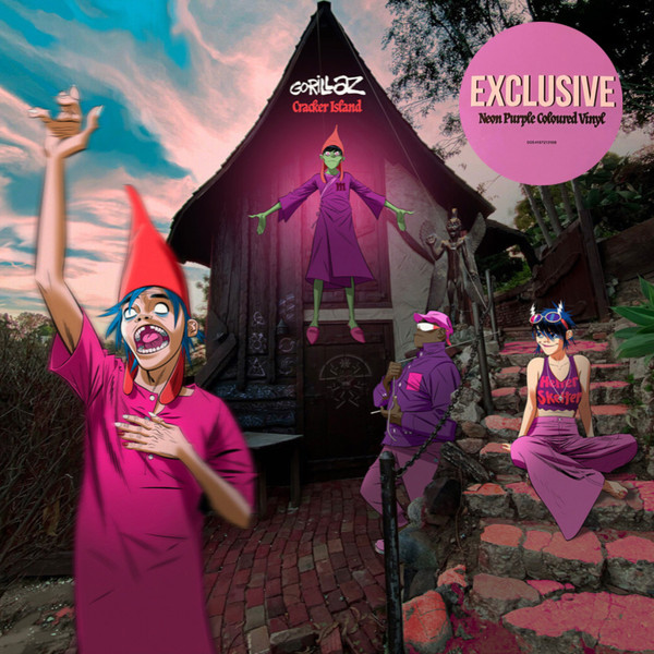 Gorillaz - Cracker Island(Neon Purple Vinyl)+poster