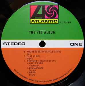 Yes - The Yes Album(USA Edition)