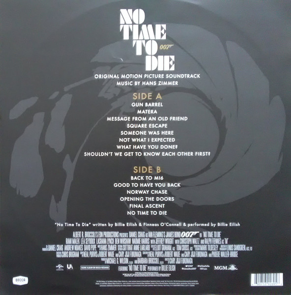 Hans Zimmer - No Time To Die.Soundtrack(Picture Vinyl)