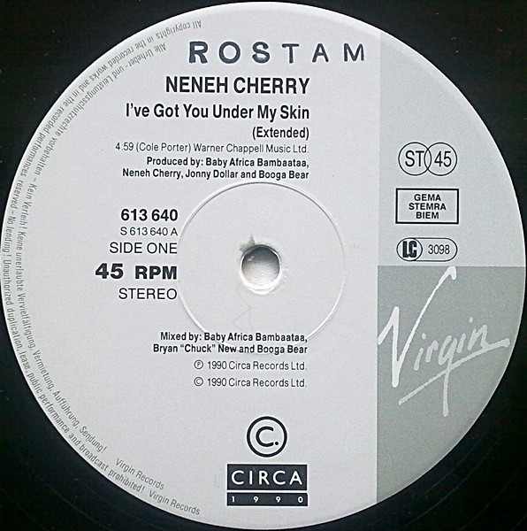Neneh Cherry - I've Got You Under My Skin (Frank Sinatara cover version)(12'' Single)