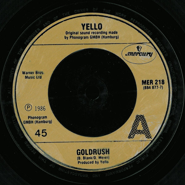 Yello - Goldrush(7'' Single)