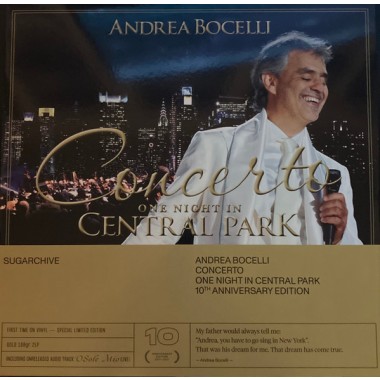 Andrea Bocelli - Concerto (One Night In Central Park)(Gold Vinyl)(2 LP)
