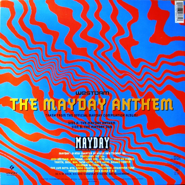 Westbam - The Mayday Anthem(12'' Single)