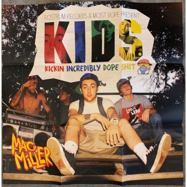 Mac Miller - K.I.D.S. (Kickin Incredibly Dope Shit)(USA Edition)(2 LP)+poster