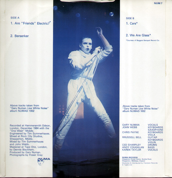 Gary Numan - Live Hits(Limited UK Edition)