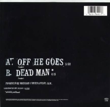 Pearl Jam - Off He Goes(7'' Single)(USA Edition)