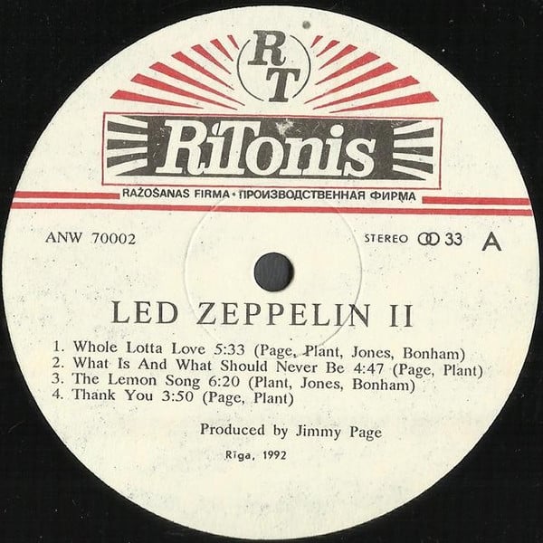 Led Zeppelin - II (Latvia Edition)