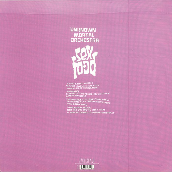 Unknown Mortal Orchestra - Sex & Food(Limited Pink Vinyl)+12 Single