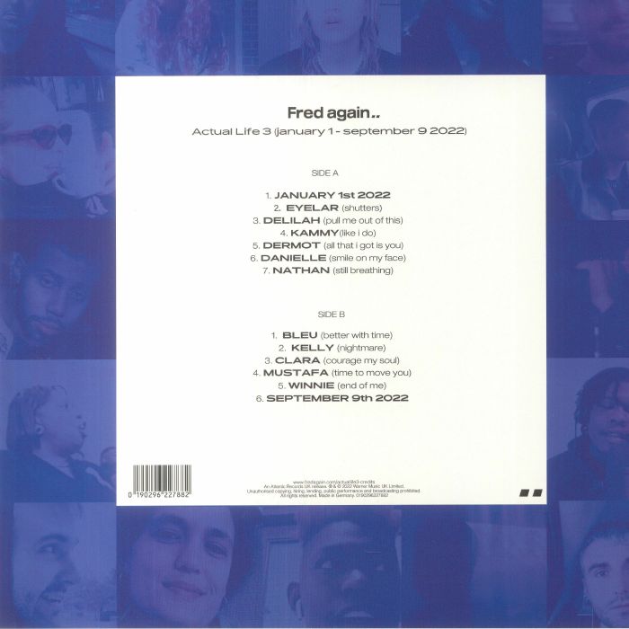 Fred Again - Actual Life 3(Clear Vinyl)