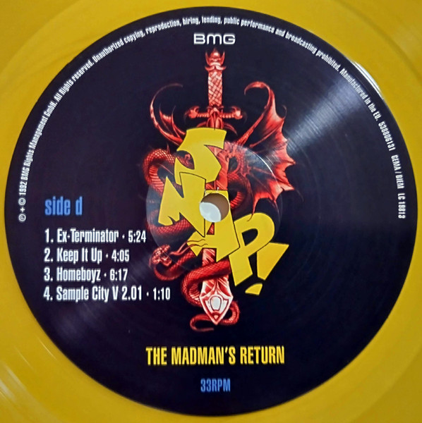 Snap! - The Madman's Return(Red & Yellow Vinyl)(2 LP)