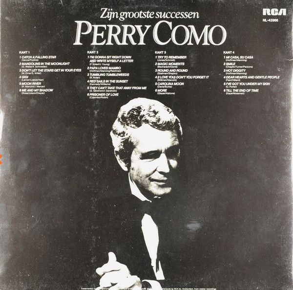 Perry Como - Magic Moments.Greatest Hits.