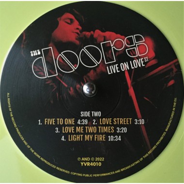 The Doors - Live Hits 1968(Limited Yellow Vinyl)